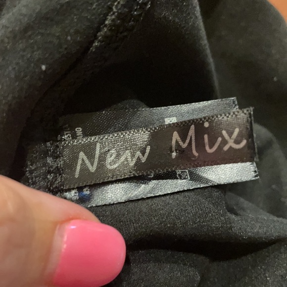 ONE SIZE BLACK SOFT STRETCH LEGGINGS BLACK - Picture 2 of 5